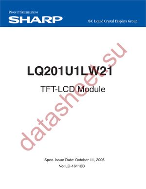 LQ201U1LW21 datasheet  